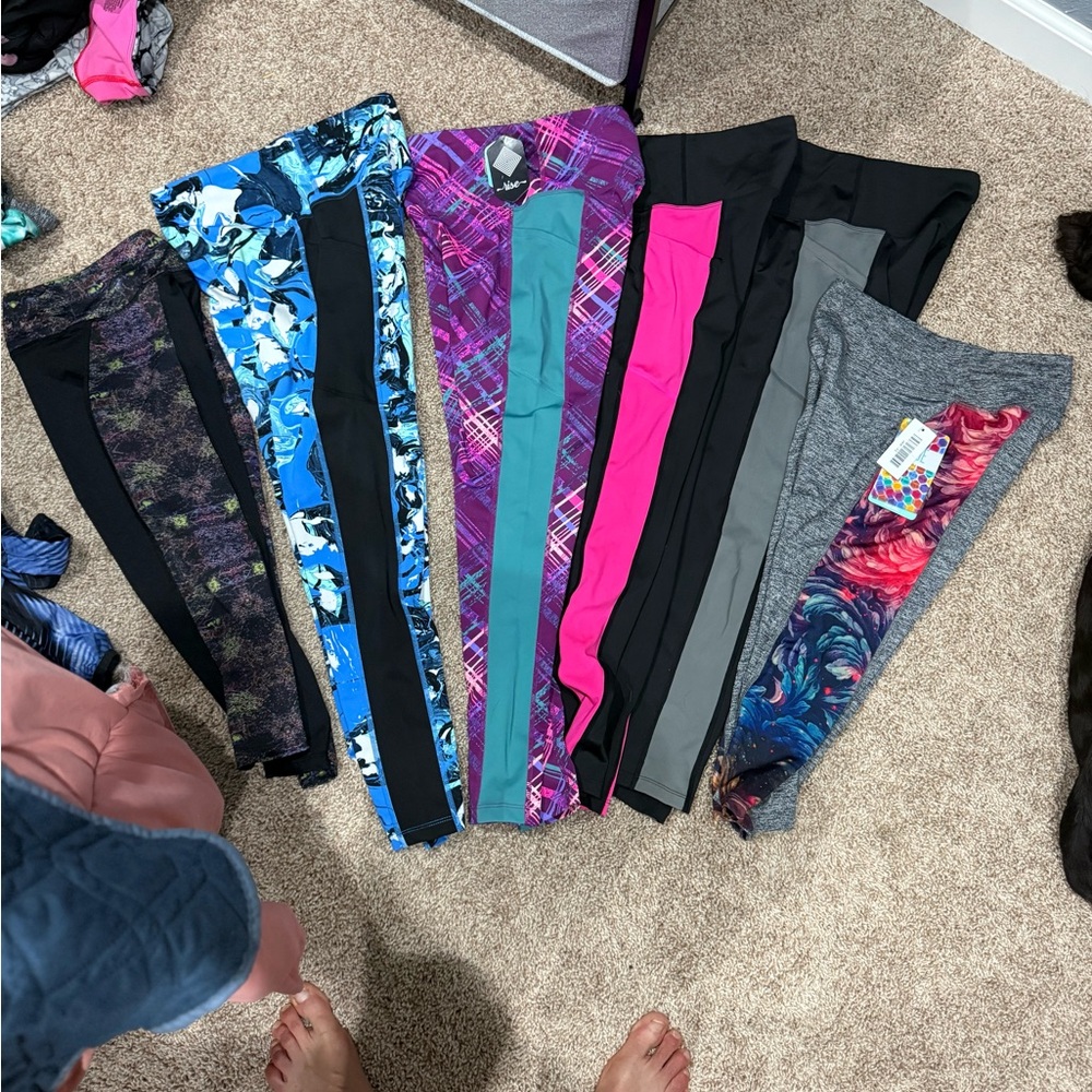 Lularoe working leggings and capris. Most are new